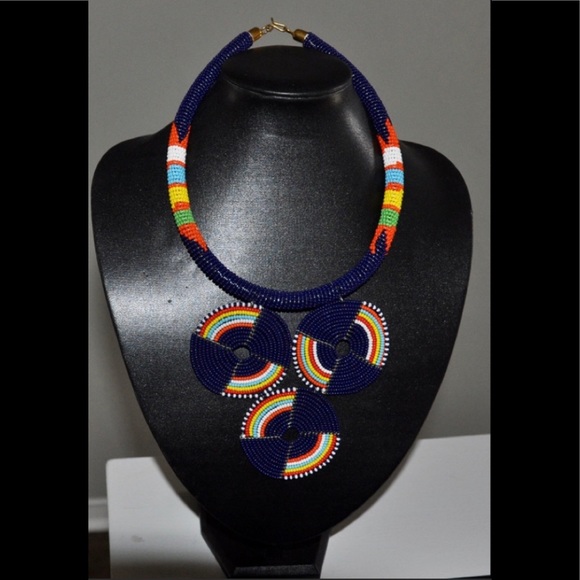 Africa Beaded Necklace - Picture 1 of 1
